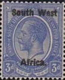 Stamp, King George, South-West Africa,  