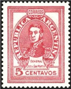 Stamp, José Francisco de San Martín (1778-1850), Argentina,  , Famous People, Generals