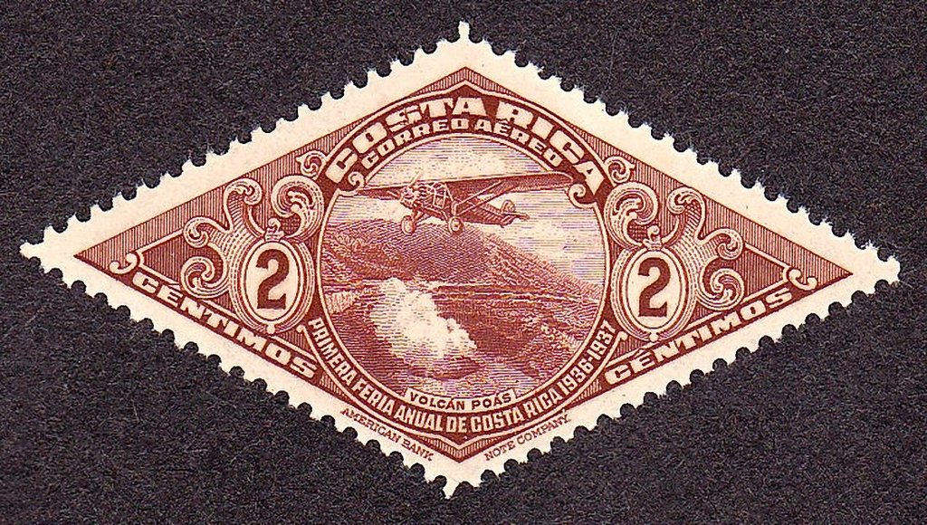 Airplane over Poa ́s Volcano