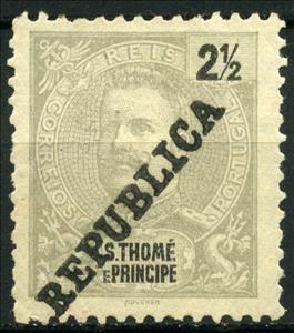 Stamp, King Carlos I., São Tomé and Príncipe,  