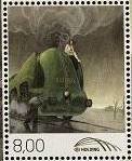 Stamp, Railway Vignette. Type 12 Atlantic., Belgium,  , Railways