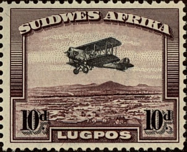 Biplane over Windhoek - Afrikaans