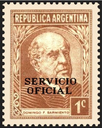Domingo Faustino Sarmiento (1811-1888), ovpt.