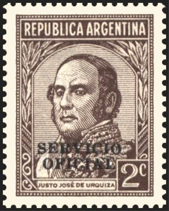 Justo José de Urquiza (1801-1870), ovpt.