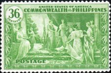 Stamp, The Temples of Human Progress, Philippines,  