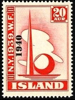 World's Fair, New York with Overprint "1940"