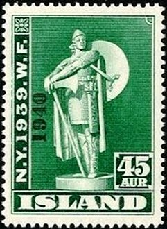 World's Fair, New York with Overprint "1940"