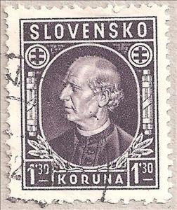 Stamp, Andrej Hlinka, Slovakia,  