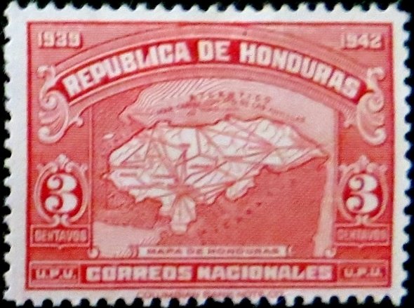 Map of Honduras