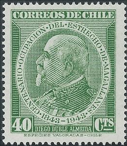 Stamp, Diego Duble Almeida, Chile,  , Famous People