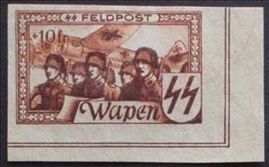 Stamp, Wapen SS Labels, Germany, Occupations in the Years 1939-1945,  