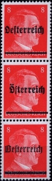 Overprint German stamp Hitler