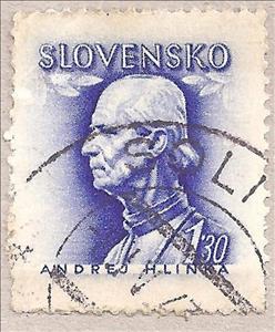 Stamp, Andrej Hlinka, Slovakia,  