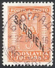 Yugoslavian Postage Due Overprint