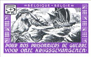 Stamp, Ghent Private Labels, Germany, Occupations in the Years 1939-1945,  