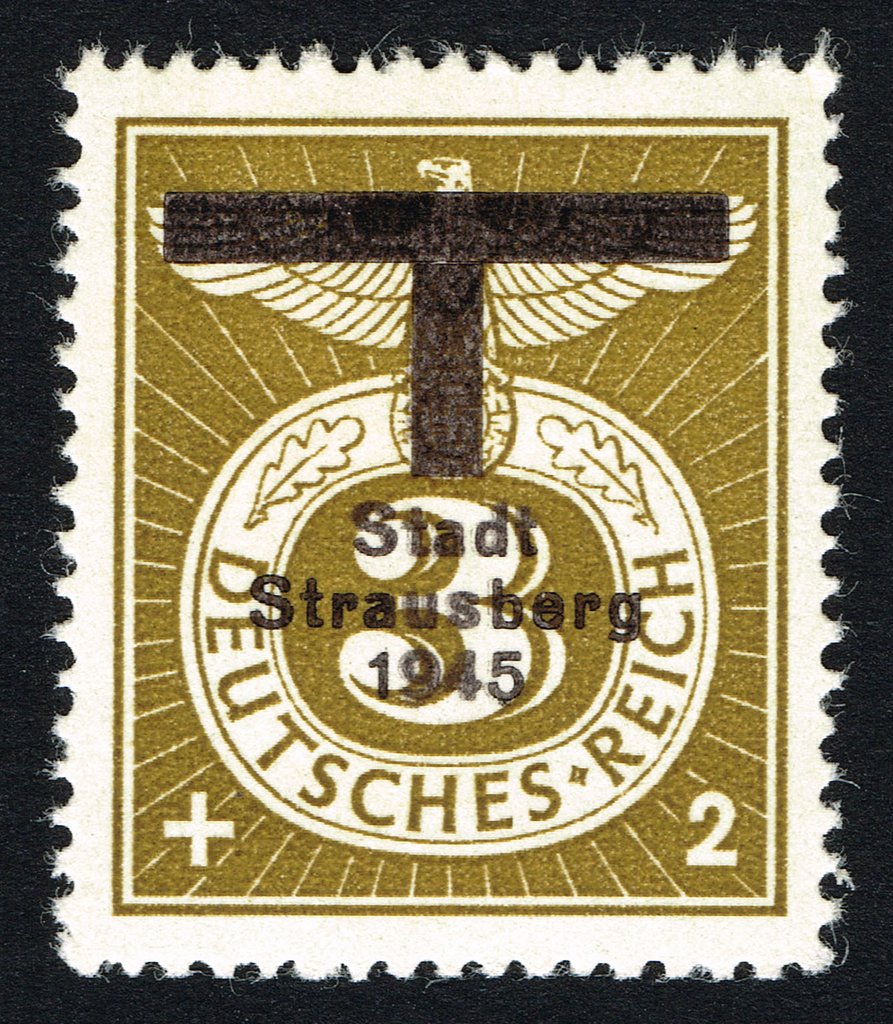 Print on German Empire stamp
