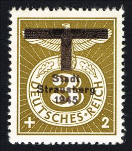 Stamp, Print on German Empire stamp, Germany, Local Post,  