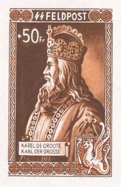 Stamp, Emperor Issue, Germany, Occupations in the Years 1939-1945,  