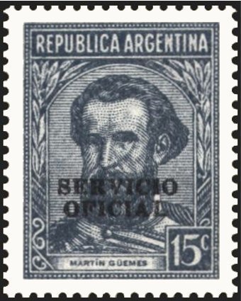 Martín Miguel de Güemes (1785-1821), ovpt.