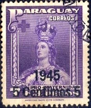Stamp, Pro-Maternidad, Paraguay,  