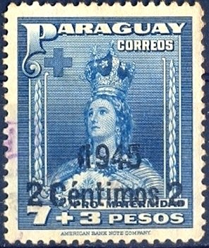Stamp, Pro-Maternidad, Paraguay,  