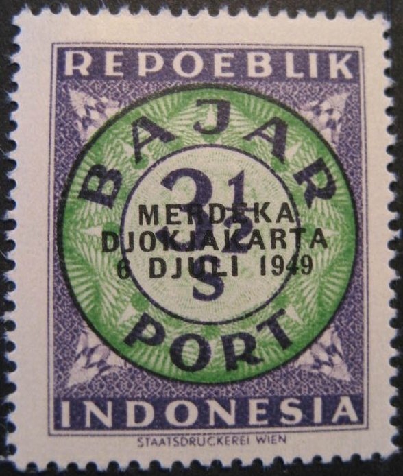 Digits in a double-circle, overprinted