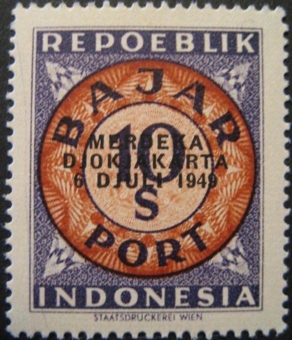 Digits in a double-circle, overprinted