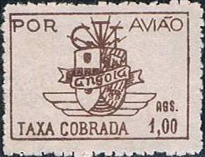 Stamp, Coat of arms of Cologne, Angola,  , Public Transport, Aviation, Coats of Arms