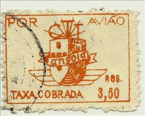 Stamp, Coat of arms of Cologne, Angola,  , Public Transport, Aviation, Coats of Arms