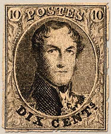 King Leopold I - Long medaillon - Thick paper