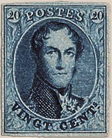 King Leopold I - Long medaillon - Thick paper