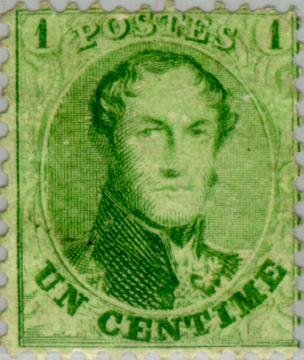 King Leopold I - Perforated medaillon