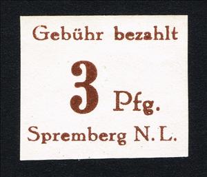 Stamp, Spremberg, Germany, Local Post,  