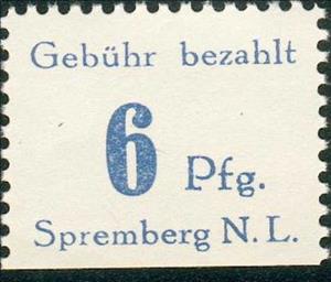 Stamp, Spremberg, Germany, Local Post,  
