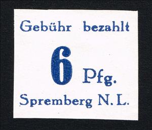Stamp, Spremberg, Germany, Local Post,  