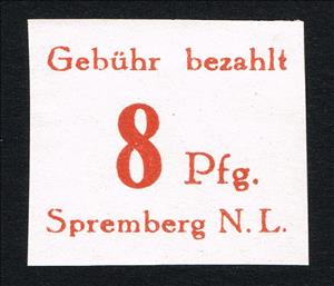 Stamp, Spremberg, Germany, Local Post,  