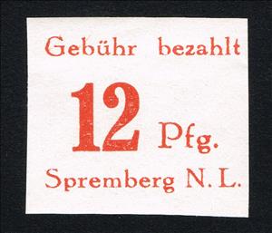 Stamp, Spremberg, Germany, Local Post,  