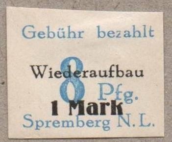 Stamp, Spremberg, Germany, Local Post,  
