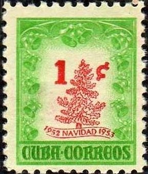Stamp, Christmas, Cuba,  , Christmas