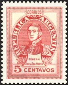 Stamp, José Francisco de San Martín (1778-1850), Argentina,  , Famous People, Generals