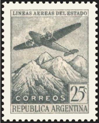 Plane over the Andes