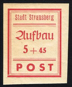 Stamp, Reconstruction, Germany, Local Post,  