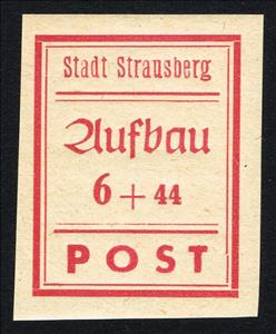 Stamp, Reconstruction, Germany, Local Post,  