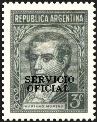 Mariano Moreno (1778-1811), ovpt.