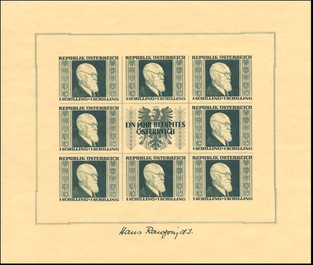 Dr. Karl Renner (1872-1950), federal president