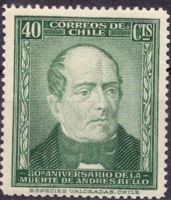 Andres Bello (1781-1865), poet and educator
