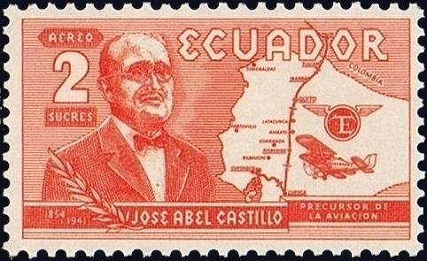 Castillo, Biplane on map