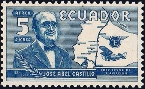 Castillo, Biplane on map
