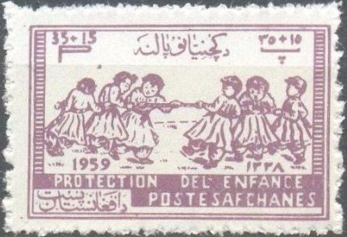 Children playing tug of war