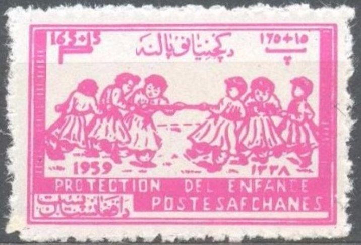 Children playing tug of war